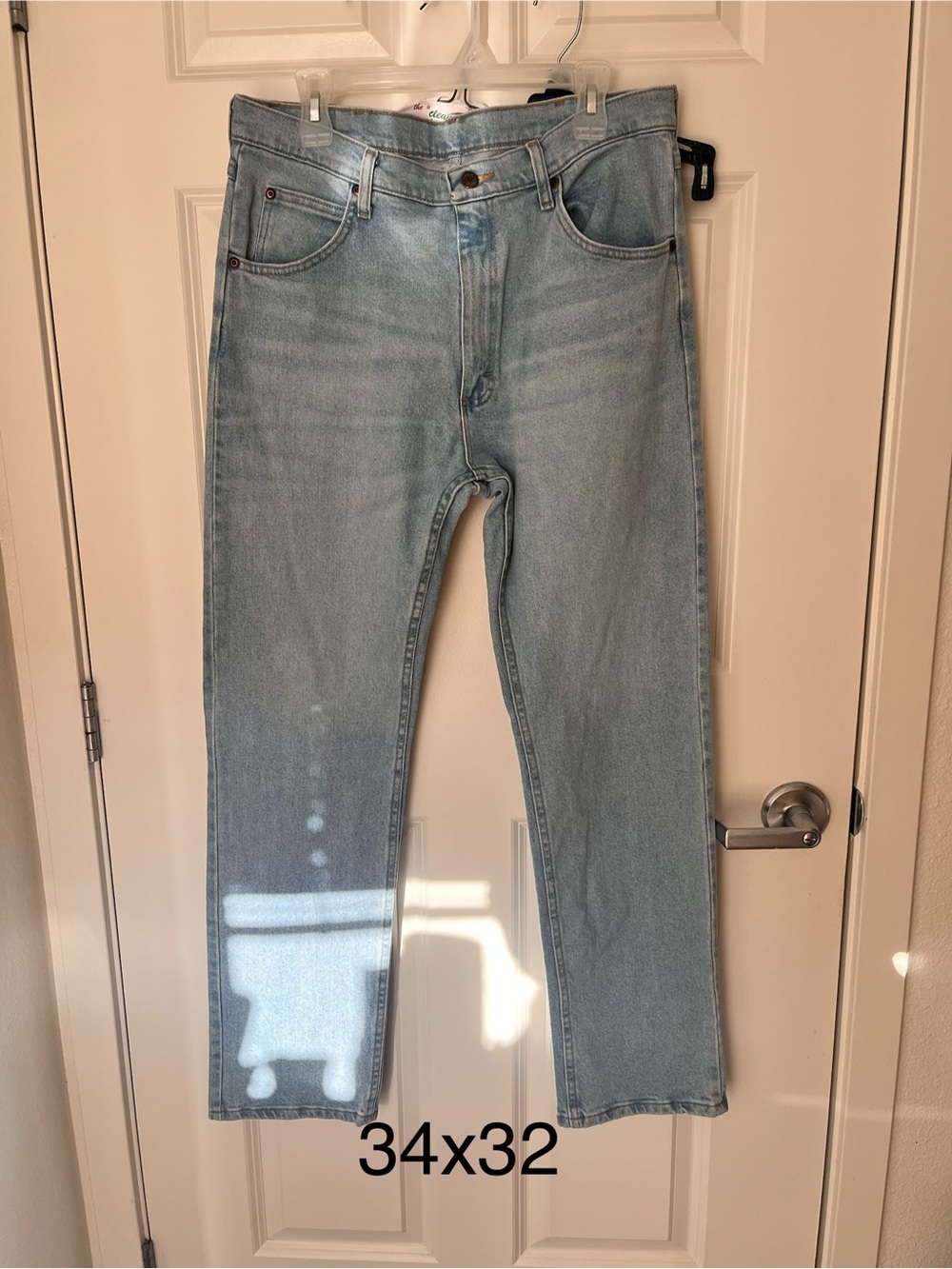 Wrangler Light Blue Straight Leg Jeans